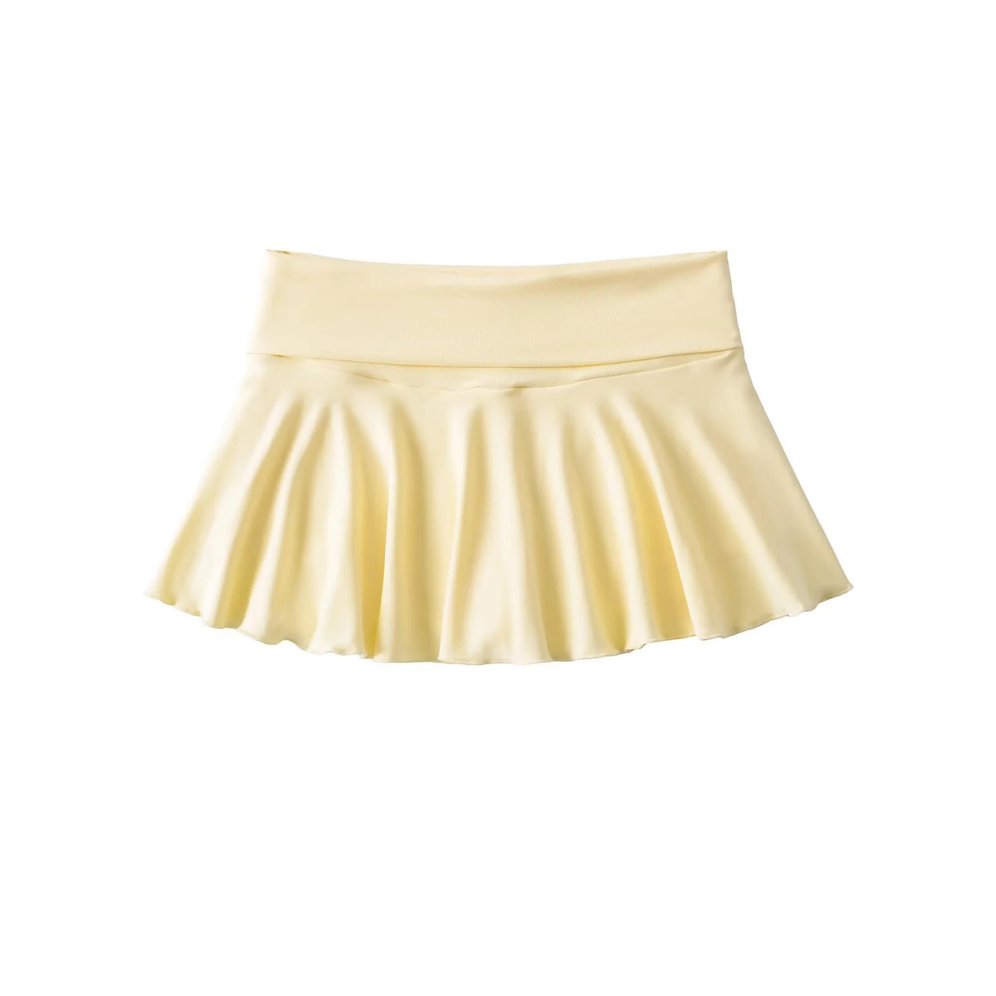 Fake two short skirts