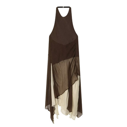 Patchwork Dress Stylish Women's Dress