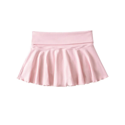 Fake two short skirts