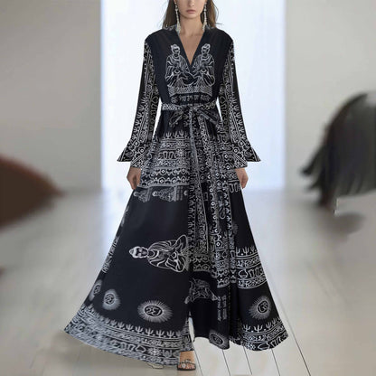 printed dress