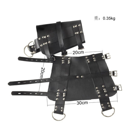 Black Adult Products Manufacturer Erotic Products Suspension Foot Restraints Hanging Stainless Steel Handcuffs and Leg Cuffs