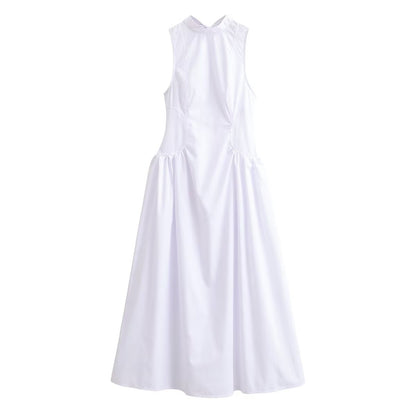 Backless Long Midi Dress for Women Dress