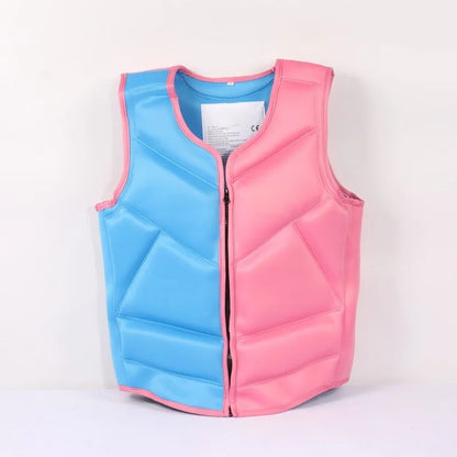 Life Jacket Adult Children Fashion Drifting Snorkeling Buoyancy Suit Swimming Portable Light and Thin Marine Working Life Jacket