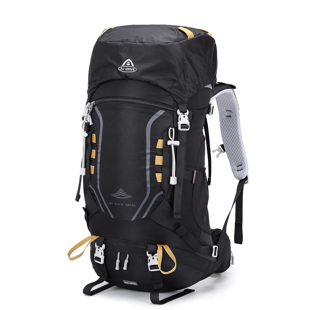 40L(35+5 )Waterproof Hiking Camping Backpack With Rain Cover, Professional Outdoor Sport Travel Daypack