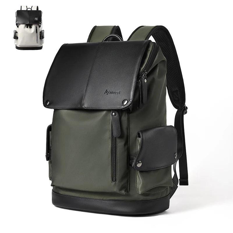MOYYI Smart 15.6 Inch Laptop Backpacks Large Capacity Oxford Backpacks for Men Outdoor Travel Zipper Men's Backpack
