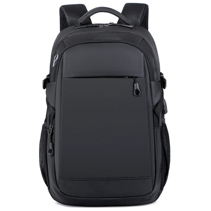 Remoid Factory 15.6 Inch Custom Logo Waterproof Oxford Pu Material Business Men Day Pack Bag Travel Laptop Backpack