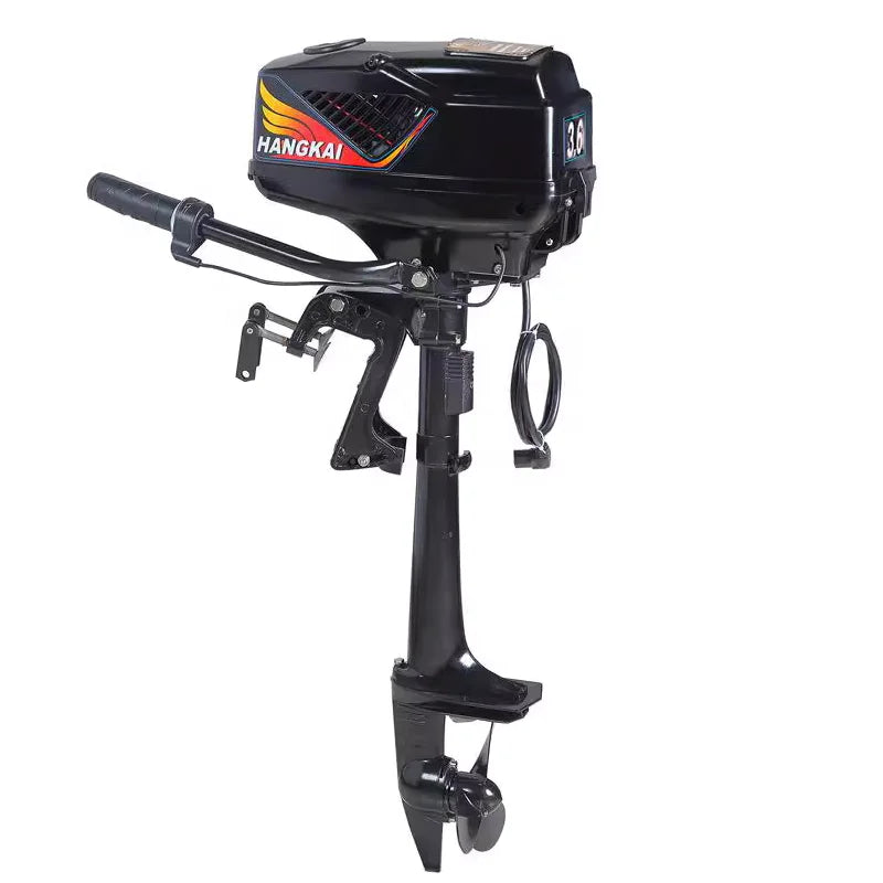 China Cheap 3.6HP 2 Stroke HANGKAI Outboard Engines Water Cooled Gasoline Motor for Boat Sale