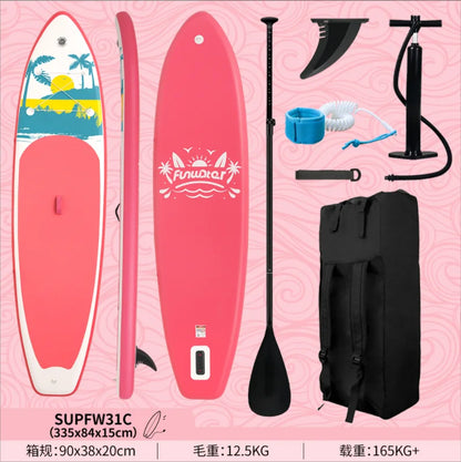 Paddle Inflatable Surfboard Professional SUP Water Skiing Paddle Rowing Board