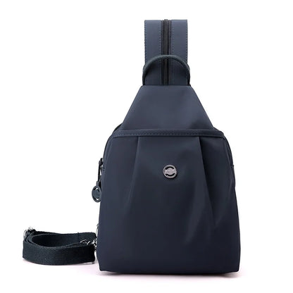 Mini Waterproof Anti-theft Women's Chest Bag 2025 New Simple Versatile Fashion Oxford Cloth Casual Small Mini Women's Backpack