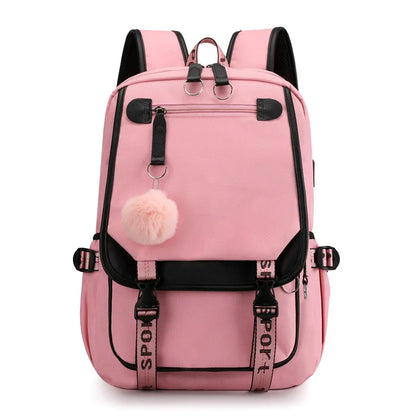 Latest Design Korean Utility Large Capacity Oxford Outdoor Casual Unisex Waterproof School Backpack