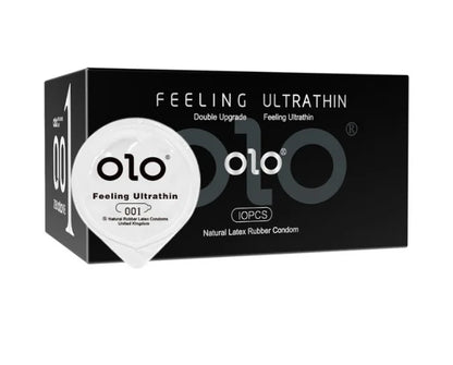 Olo Hyaluronic Acid 001 Condom Male Goddess Condom Jelly Box Delivery Adult Products