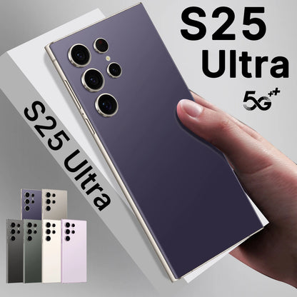 Wholesale 2025 Ultra S25 5G Smartphone Global Unlocked 16G+1T UK Deca Core CPU 108MP Rear Camera 4K HD Display 120Hz Refresh