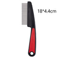 Anti Flea Short Dog Comb Eco-Friendly Stainless Steel TPR pp Pet Hair Remover Brush Grooming Tools