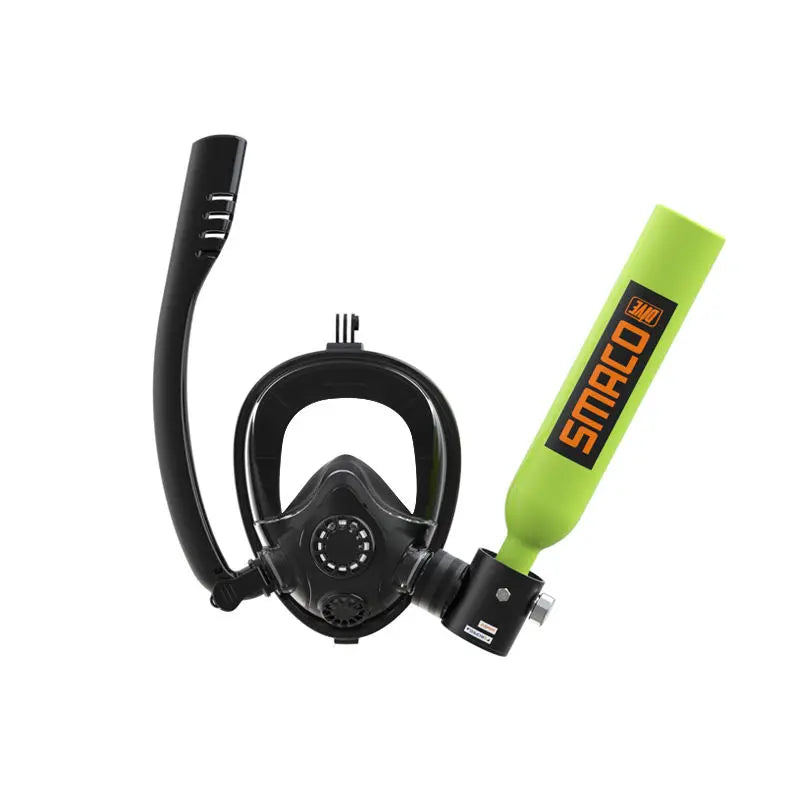 0.5L Diving Tank Equipment Mini Scuba Cylinder Freedom Breath Underwater Refillable Diving Air Pump with 5-25 Minutes Scuba Tank