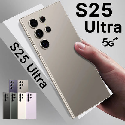 Wholesale 2025 Ultra S25 5G Smartphone Global Unlocked 16G+1T UK Deca Core CPU 108MP Rear Camera 4K HD Display 120Hz Refresh