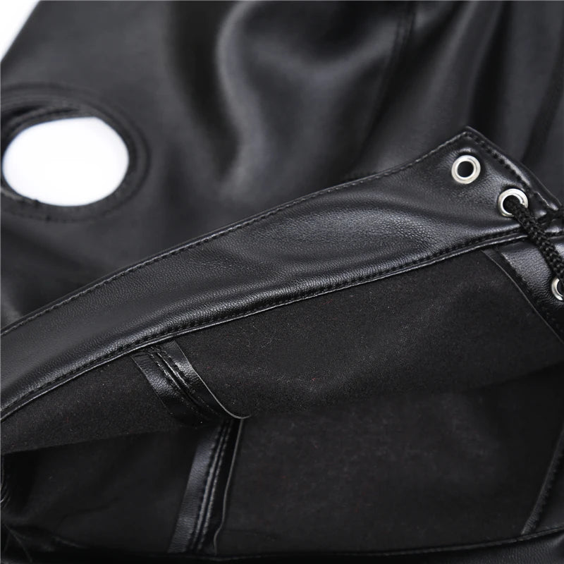 Adult Toys Sex Products Bdsm Mask Sex Toy Female Leather Head Mask with Wigs Slave Props Adult Games Sex Shop Toys for Adults 18