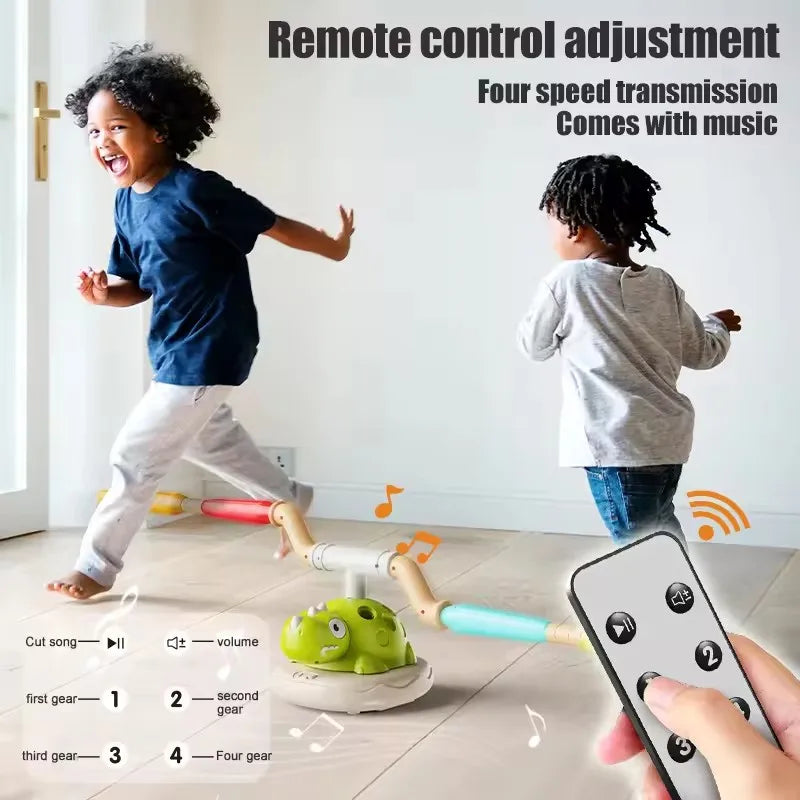 Kids 3-In-1 DINOSAUR Sports Toys Skipping Rope Machine Ferrule Game Training Toy Children Indoor Outdoor Games Educational Toys