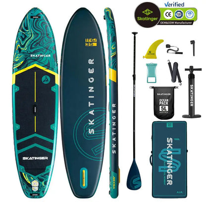Skatinger Wholesale 11'6" US Warehouse Inflatable Stand Paddle Board FreeShipping Dropshipping Paddleboard SUP Inflatable Board