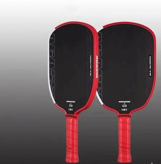 Agassi PRO 16mm Carbon Fiber Pickleball Racket Set 42cm Length Hot-Pressed Technology Factory Wholesale