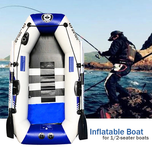 100% Full Heat Welded 5.7 ft 175 cm Single Person Fishing Boat PVC Inflatable Kayak 0 Glue Against Saltwater and Sunlight UV