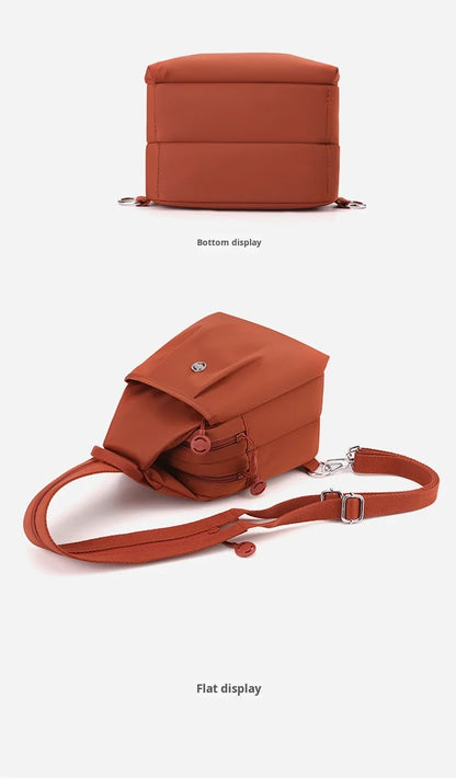 Mini Waterproof Anti-theft Women's Chest Bag 2025 New Simple Versatile Fashion Oxford Cloth Casual Small Mini Women's Backpack