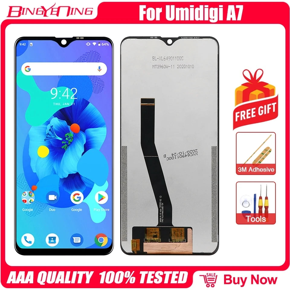 New Original UMIDIGI A7 LCD Screen For A7 Pro A9 A9 Pro LCD Screen Assembly Replacement