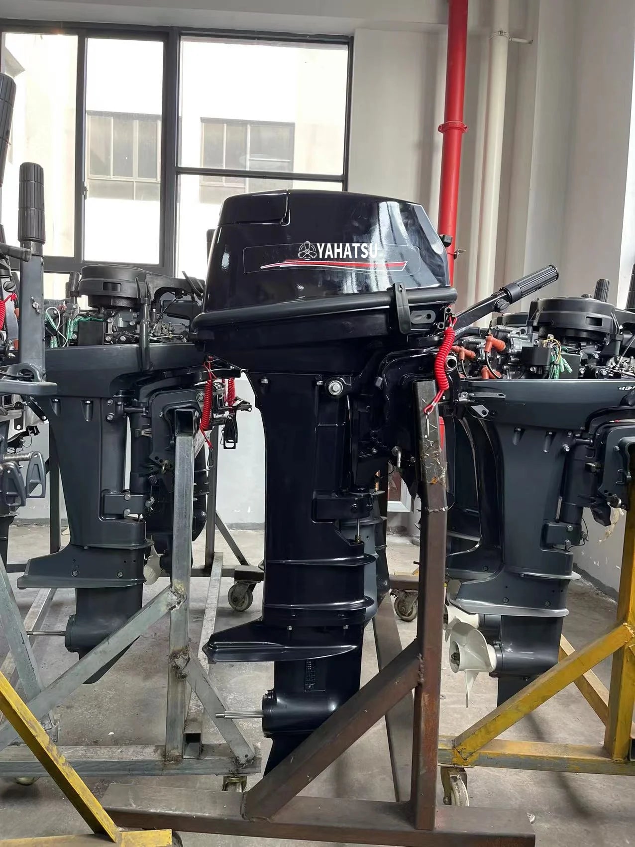 YAHATSU 2 Stroke 15hp  Outboard Motor Marine Engine Compatible with Original YAMAHA Boat Motor and Spare Parts