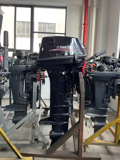 YAHATSU 2 Stroke 15hp  Outboard Motor Marine Engine Compatible with Original YAMAHA Boat Motor and Spare Parts