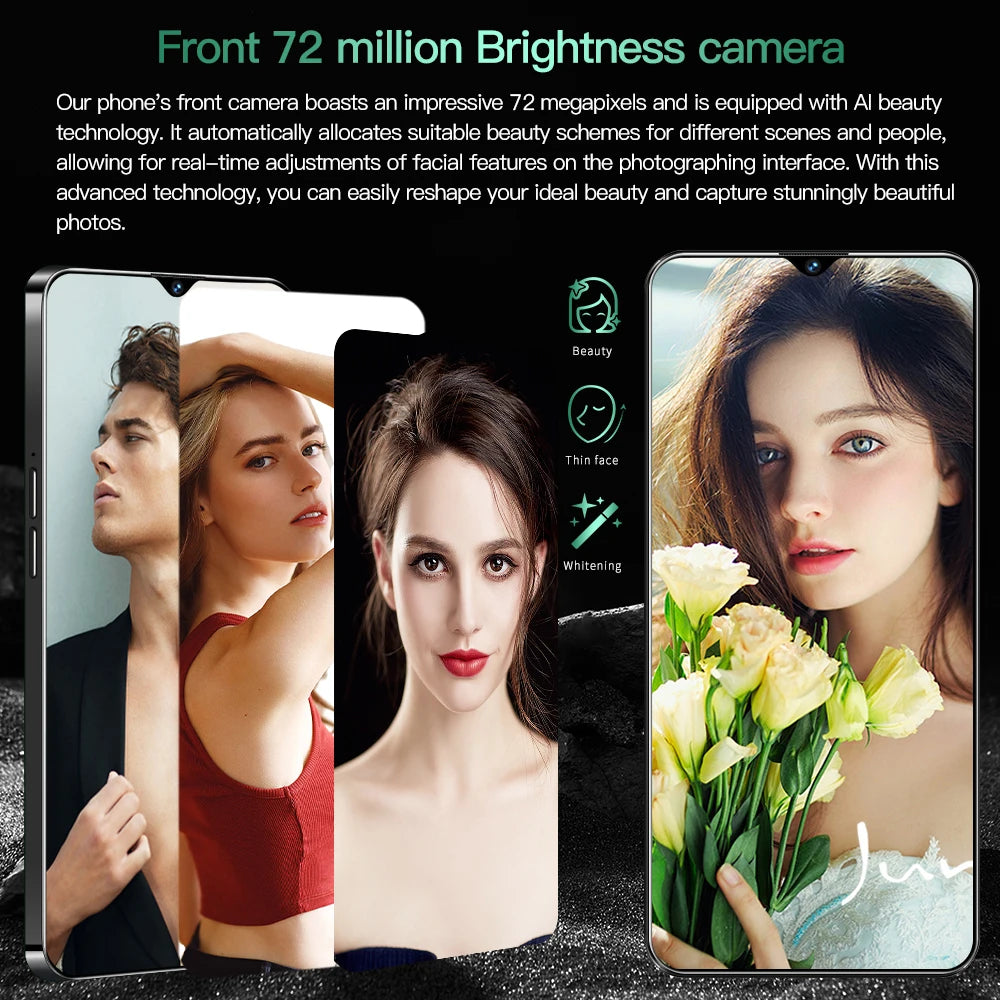 Hot Selling 6.8Inch 5g Smartphone 6800 Mah Original Pova 6 Mobile Phone 16gb + 1tb Android 14.0 Mobile Phone