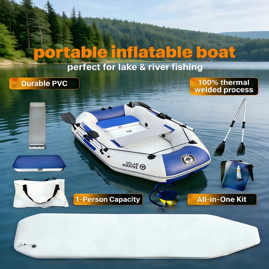 Glue Free Process 1 Person 175cm Fishing Boat Inflatable PVC Safety Kayak Canoe Without the Air Cushion Can Use in Salt Water