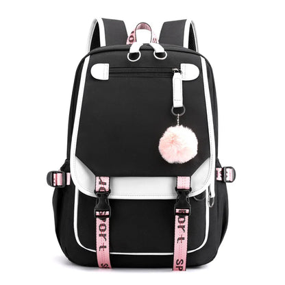 Latest Design Korean Utility Large Capacity Oxford Outdoor Casual Unisex Waterproof School Backpack