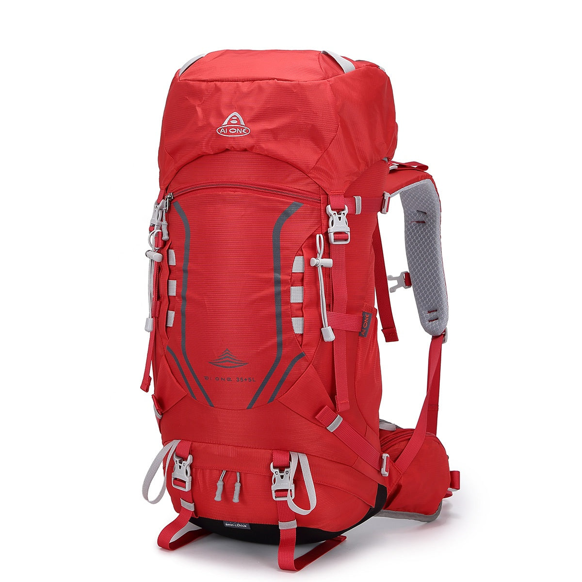 40L(35+5 )Waterproof Hiking Camping Backpack With Rain Cover, Professional Outdoor Sport Travel Daypack