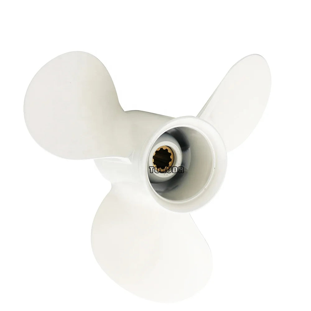 Propeller 9 7/8x14-F for Yamaha Outboard Engines 20HP 25HP 30HP F20 F25 F45 10 Tooth Spline RH 664-45952-00-EL