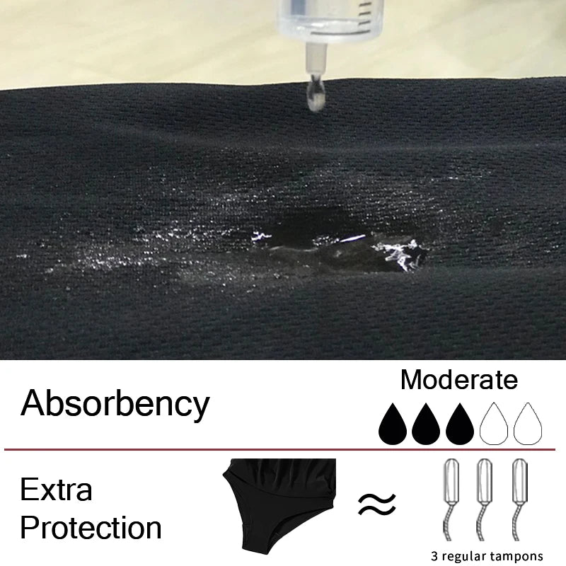 Factory 4 Layers Period Swimming Skirts Bikini Summer Beach Wear Dress Swim Bottom Menstrual Panties for Women