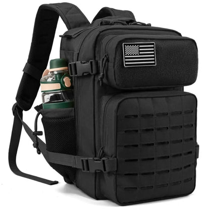 Unisex Multi-Functional Tactical Backpack Outdoor Fitness Sports Gear Zipper Closure Polyester Lining Fashion Cross-Border Stock