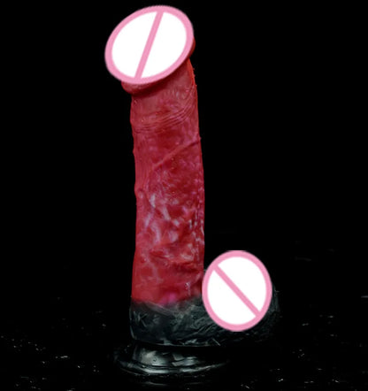 New Arrivals Silicone Golden Realistic Dildos Female Masturbation Suction Cup Penis Lesbian Adult Products
