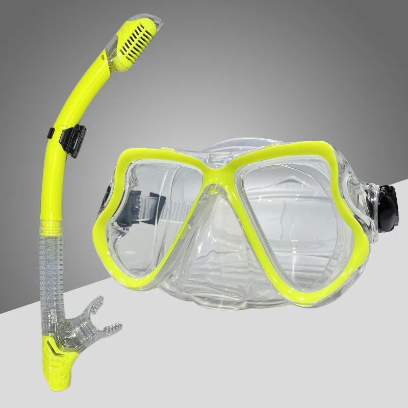 Diving Masks for Adults Snorkeling Breath Tube Set Glasses for Women Men Anti-slip Buckle Masks