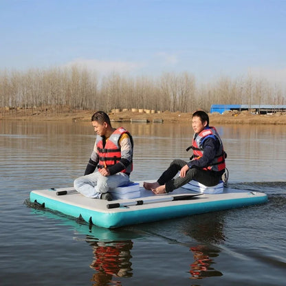 Inflatable Water Floating Platform Mat Fishing Boat Thickening Inflatable Boat Magic Carpet