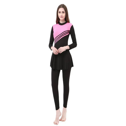 Adult Swim Wear Beachwear Full Piece Swimsuit Women Islamic Swimwear Children Swimsuit