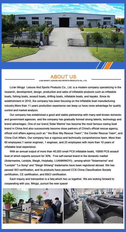 Solar Marine 2 Person PVC Fishing Boat 2M Inflatable Kayak Wear-resistant Canoe Waterplay Craft with Free Accessories