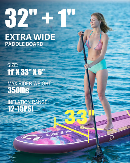 Free Delivery EU New Design Drop Stitch Inflatable Stand up Paddle Board 400lbs Capacity All Skill Levels All-Around SUP