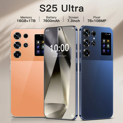 The Best Price Smartphones S25 Ultra Android Telephone 16G+1TB HD Dual SIM Big Screen Global Version Unlocked Phones