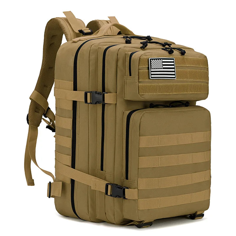 3P Backpack Men's Camping Camouflage Mountaineering Leisure Travel Sports Large Capacity Laptop Outdoor Tactical Backpack