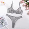 Women's Underwear Sexy Lingerie Underwear Set Erotic Lingerie Set Black Transparent Sexy Lingerie
