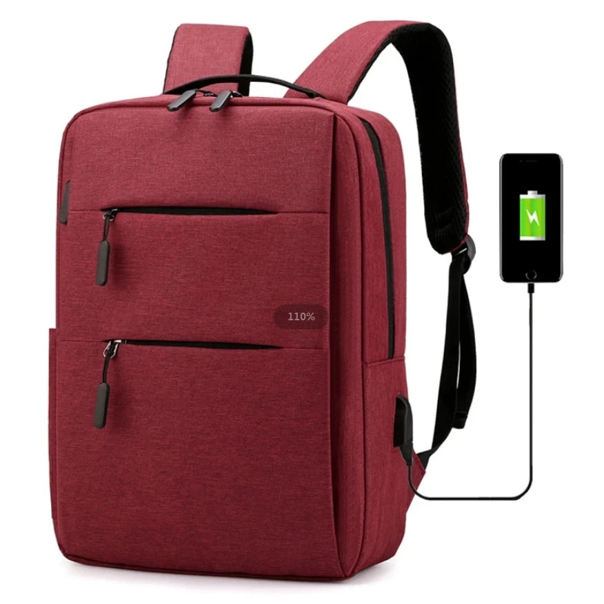 Laptop USB Backpack School Bag Anti Theft Travel Men and Women Casual Versatile Backpack