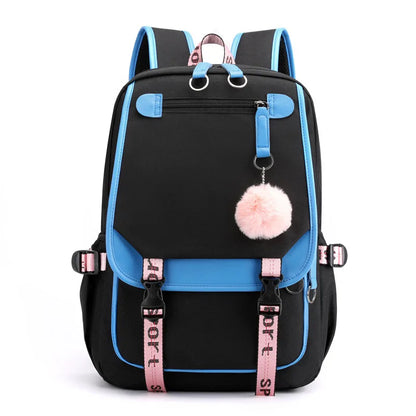 Latest Design Korean Utility Large Capacity Oxford Outdoor Casual Unisex Waterproof School Backpack