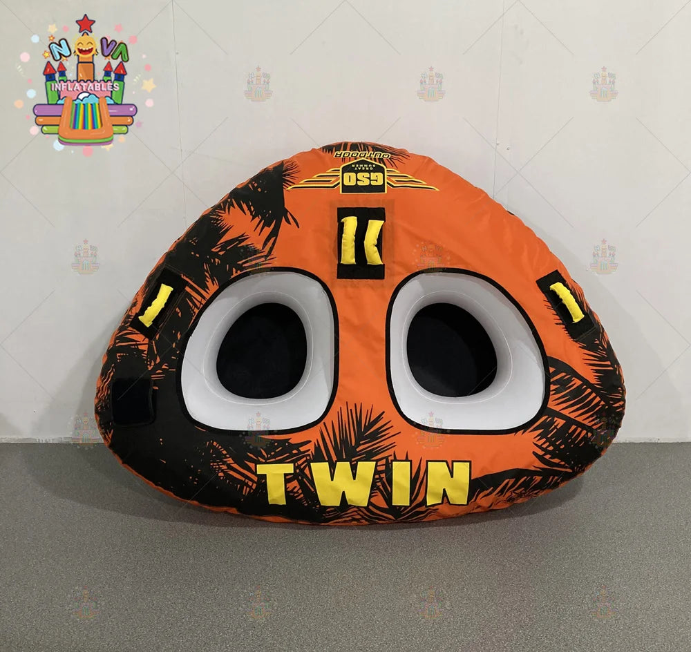 Wholesale 2 Person Factory Towable Tube Inflatable Water Ski Sports Water Ski Board Boat Thickened Water Towable Tube