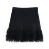 KAR&OT ZA 2025 Spring New Women's Temperament Versatile Tassel Knitted High Waist Skirt 4331004 4331005