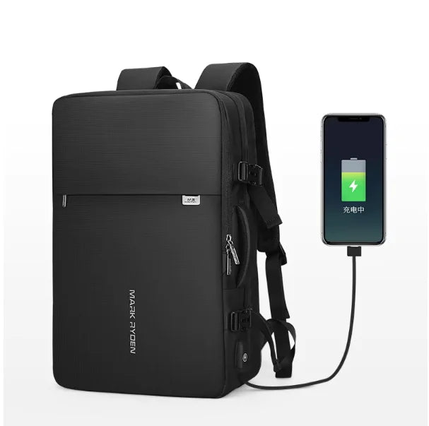 Mark Ryden Laptop Backpacks Black Backpack Bag Waterproof Anti Theft Backpack for Men Customizable Laptop Bags  MR8057