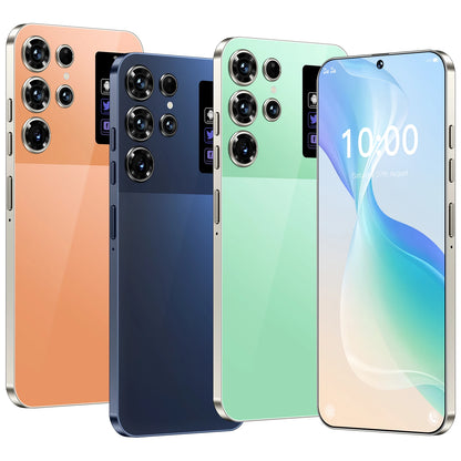 S26 Ultra 7.3 Inch Smartphone 16GB+1TB Unlocked Dual Card Android 14 Dual SIM for Gaming Multilingual Mobile